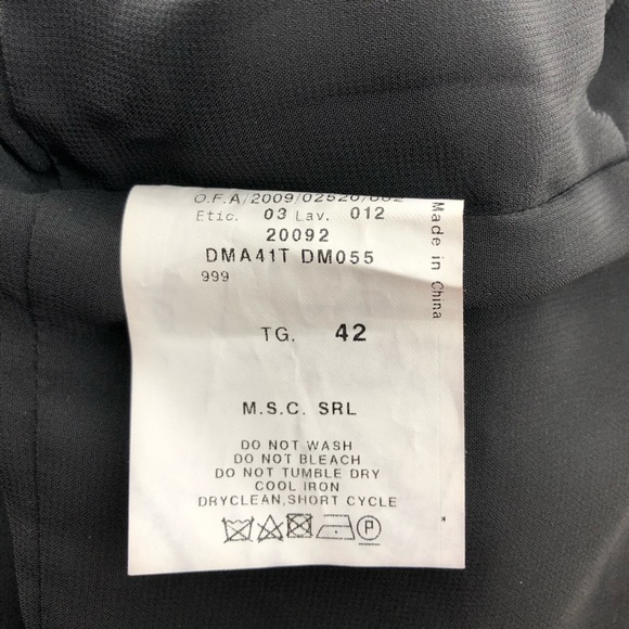 Armani Collezioni Black Sleeveless Sheath Dress - Picture 6 of 7